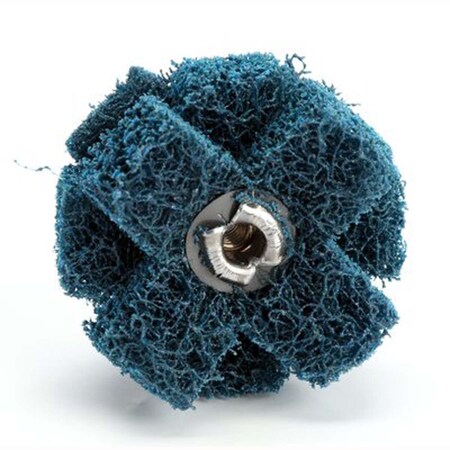 3M Standard Abrasives Buff And Blend Cross Buff Hs, 725005, A/O Medium, 1-1/2 In X 1/2 In X 3 Ply 7000046826